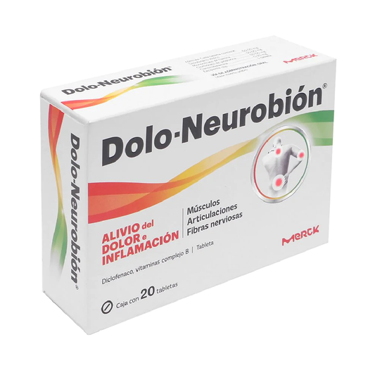 DOLO-NEUROBIÓN c/20 TABS. 50/50/50/0.25 MG.