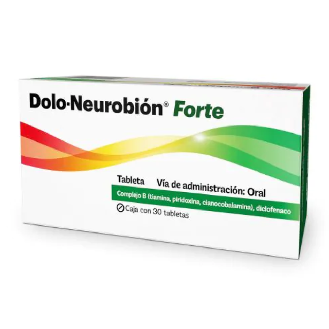 DOLO-NEUROBIÓN FORTE c/30 TABS. 50/50/50/1 MG.