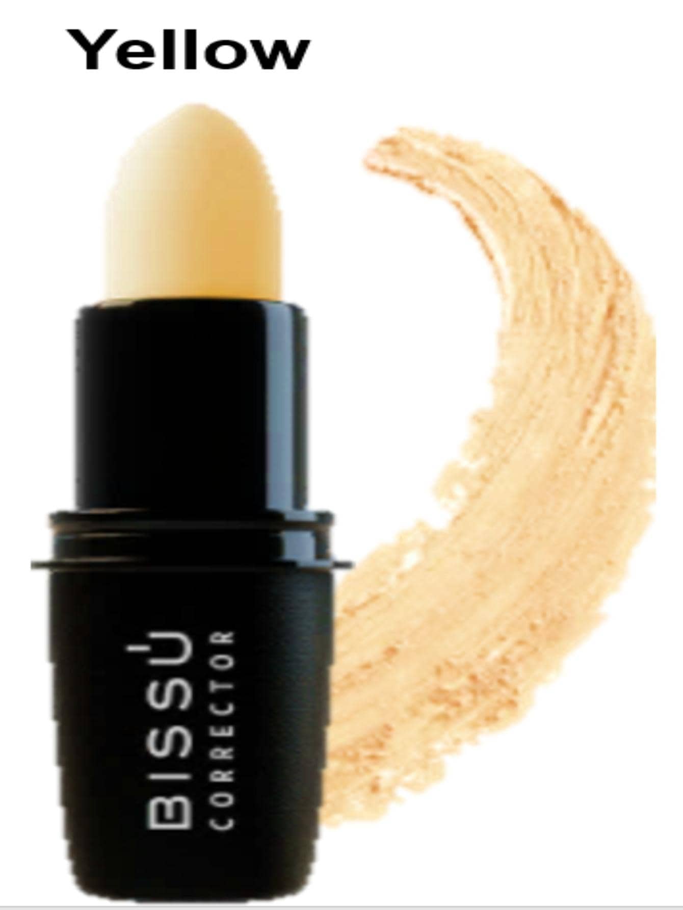 BISSÚ CORRECTOR PARA ROSTRO Tono 08-Yellow c/1 Pza. 4.7 G.