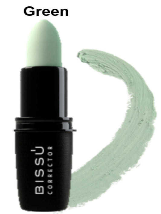 BISSÚ CORRECTOR PARA ROSTRO Tono 09-Green c/1 Pza. 4.7 G.