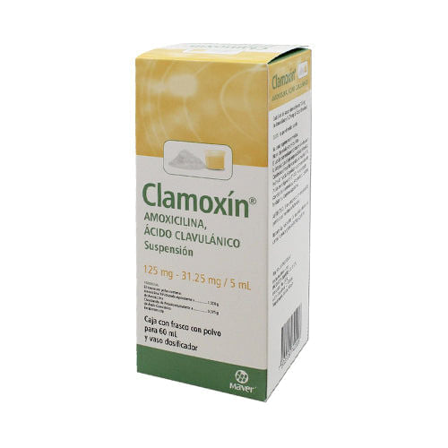 CLAMOXIN SUSP. Fco. 60 ML. 125-31.25 MG/5 ML.