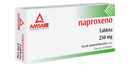 NAPROXENO (Amsa) c/30 TABS. 250 MG.