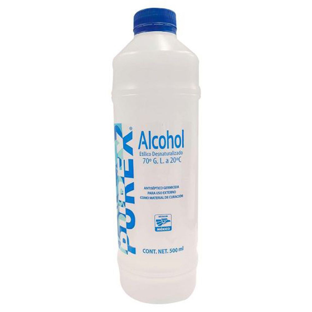 ALCOHOL ETÍLICO Desnaturalizado (Purex) 70° G.L. 250 ML.