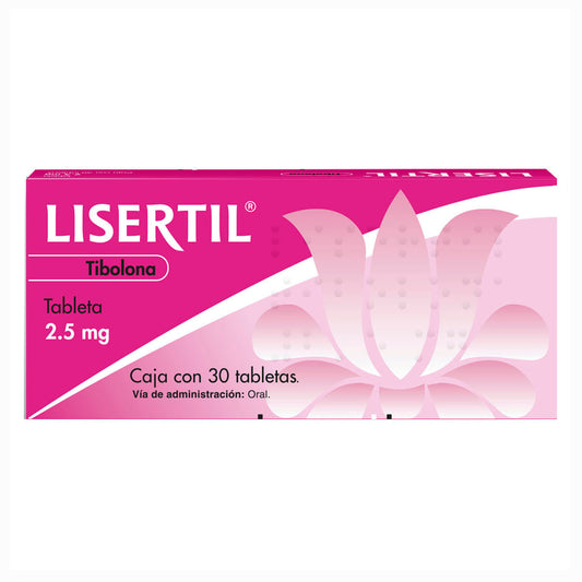 LISERTIL c/30 TABS. 2.5 MG.