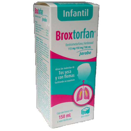 BROXTORFAN JBE. Infantil Fco. 120 ML. 113-150 MG/100 ML.