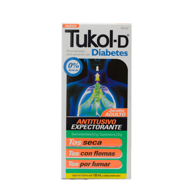 TUKOL-D JARABE ADULTO Fco. 125 ML. 2.0-0.2 G/100 ML.