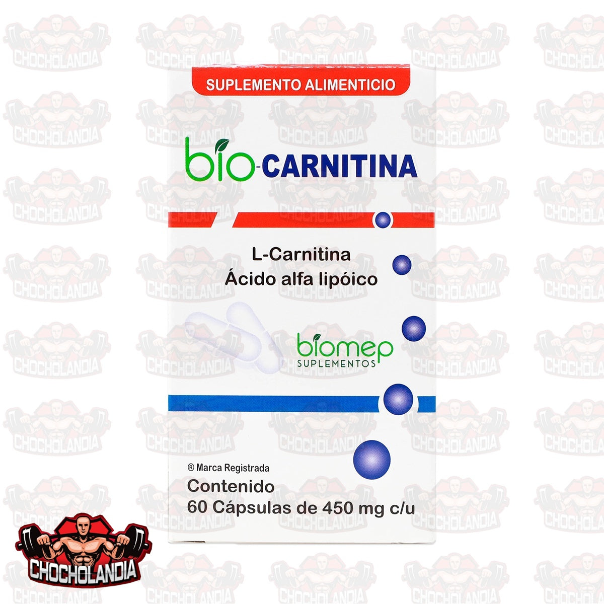 BIO-CARNITINA c/60 CAPS. 450 MG.