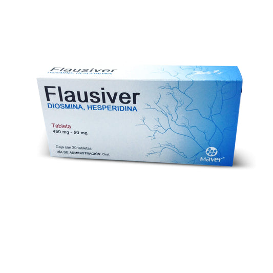 FLAUSIVER c/20 TABS. 450/50 MG.