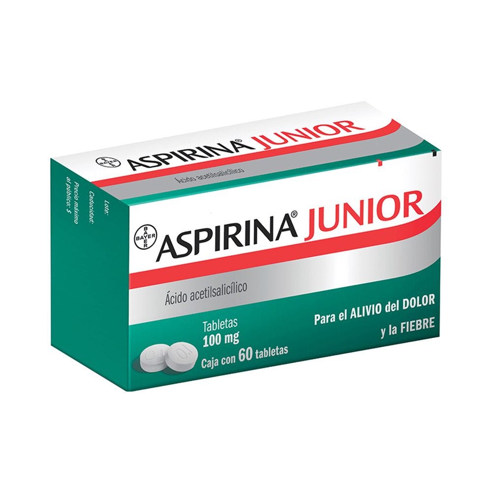 ASPIRINA JUNIOR c/60 TABS. 100 MG.