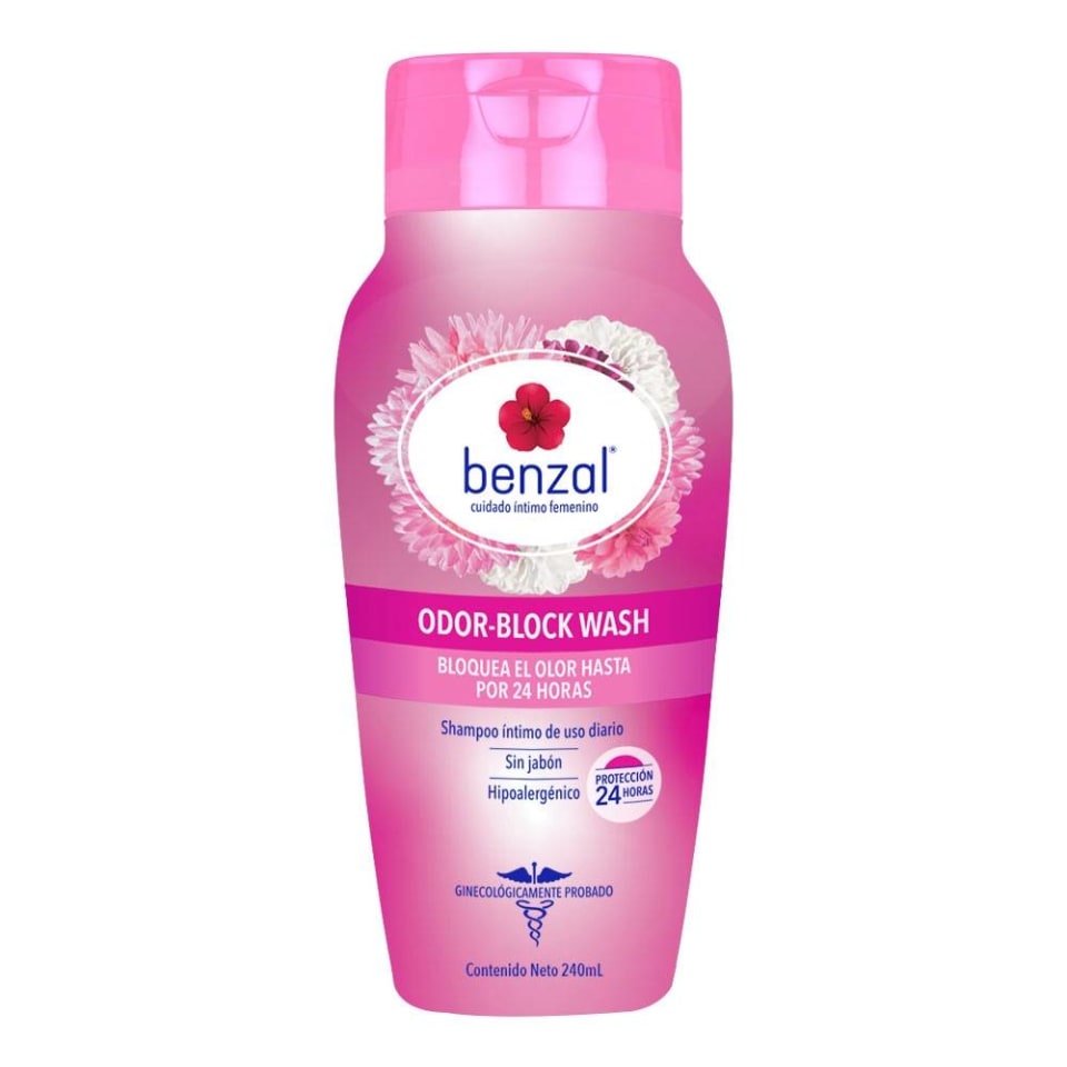 BENZAL ODOR-BLOCK WASH 24H Fco. c/240 ML.