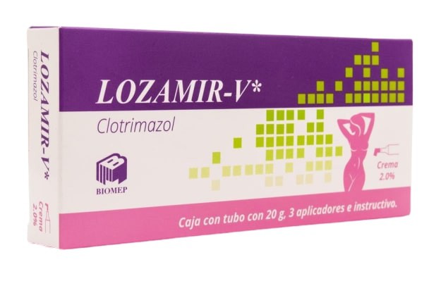 LOZAMIR-V CREMA VAGINAL 2% Tubo c/20 G. y 3 Aplics.