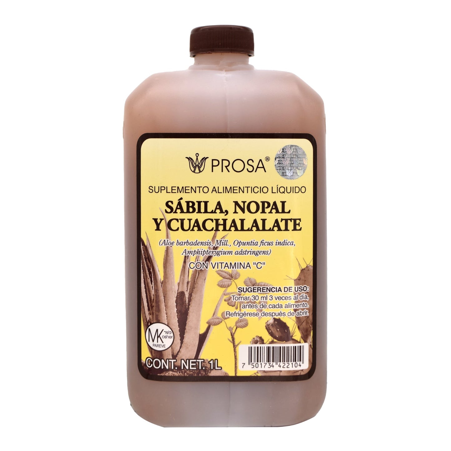 SÁBILA/NOPAL/CUACHALALATE (Prosa) Líquido Fco. 1 LT.