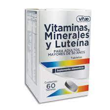 VITAMINAS, MINERALES y LUTEÍNA (Vitae) c/60 TABS. 1.52 G.