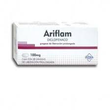 ARIFLAM c/20 TABS. L.P. 100 MG.