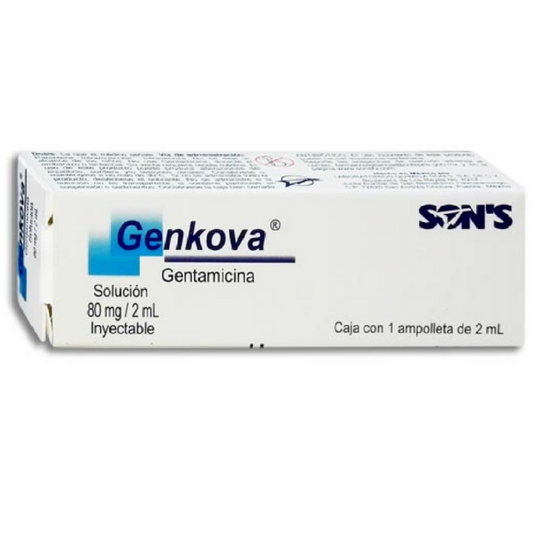 GENKOVA Sol. Iny. c/1 AMPTA. 80 MG/2 ML.