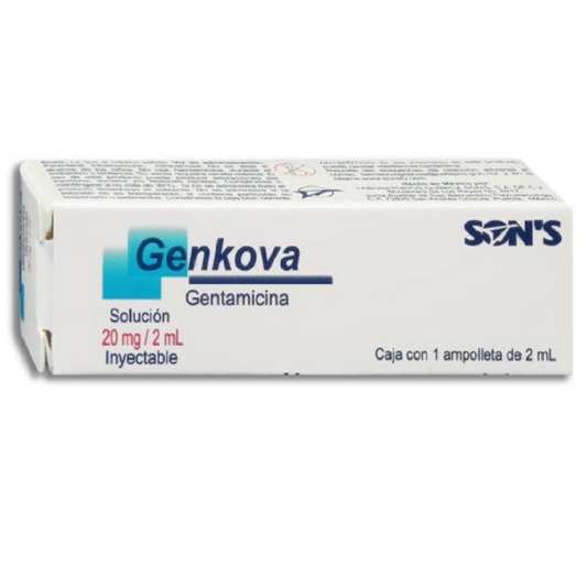 GENKOVA Sol. Iny. c/1 AMPTA. 20 MG/2 ML.