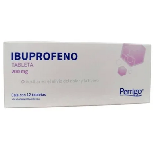 IBUPROFENO (Perrigo) c/12 TABS. 200 MG.