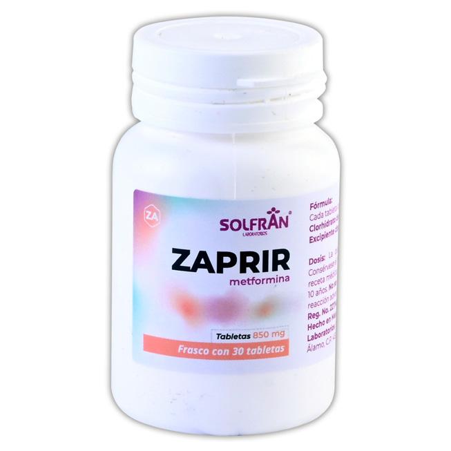 ZAPRIR Caja c/30 TABS. 850 MG.