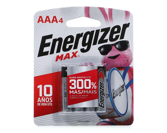 ENERGIZER MAX Alcalina "AA" Blister c/4 Pzs.