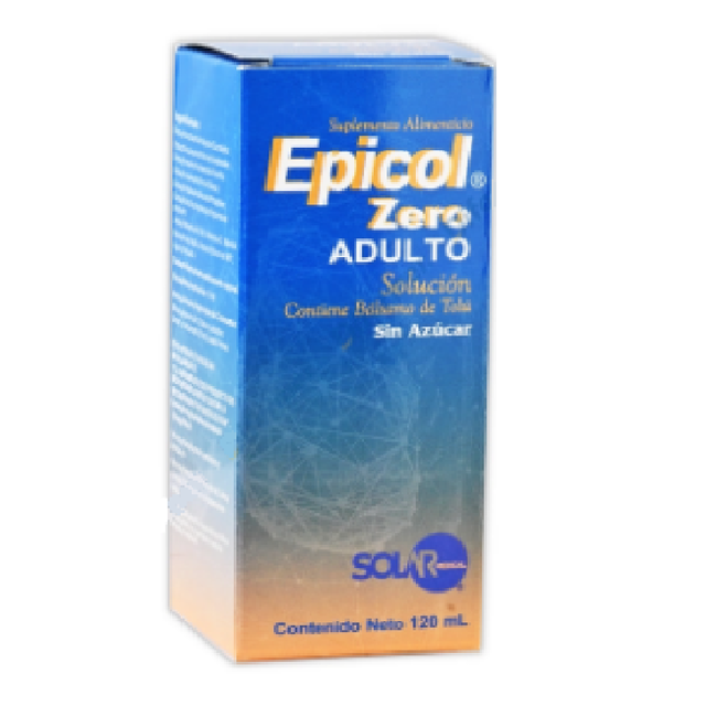 EPICOL Zero ADULTO SOLUCIÓN Sin Azúcar Fco. 120 ML.