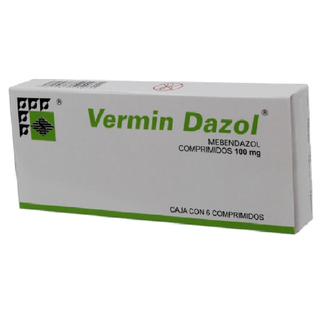 VERMIN DAZOL c/6 COMPS. 100 MG.