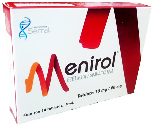 MENIROL c/28 TABS. 10/20 MG.