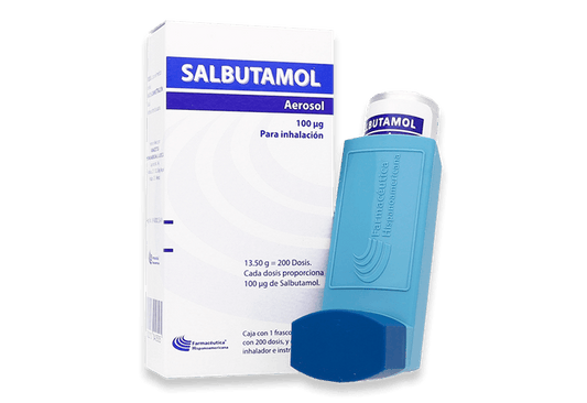 SALBUTAMOL AEROSOL p/Inhalación c/1 Fco. 13.5 G. c/200 Dosis. 100 MCG.