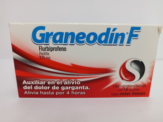 GRANEODÍN F c/16 PASTILLAS Sab. Miel-Limón 8.75 MG