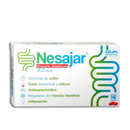 NESAJAR c/16 CAPS. 100/300 MG.