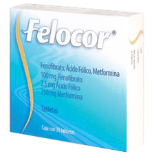 FELOCOR c/20 TABS. 100/2.5/250 MG.