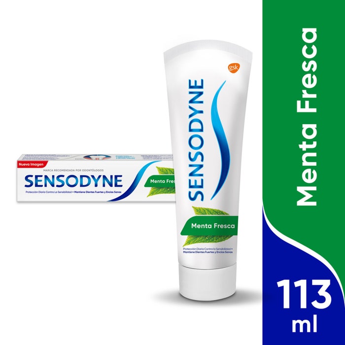 SENSODYNE MENTA FRESCA Crema Dental Tubo c/113 G.