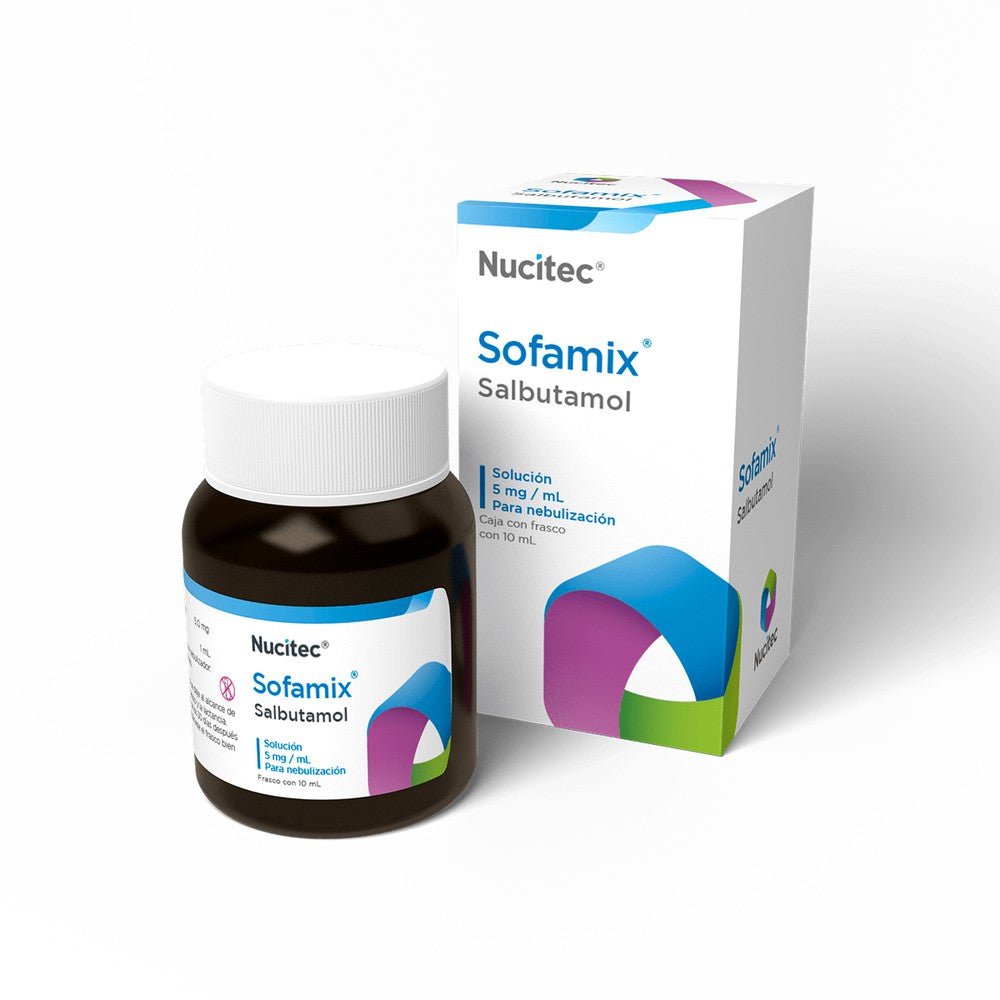 SOFAMIX SOL. p/Nebulización Fco. 10 ML. 5 MG/1 ML.