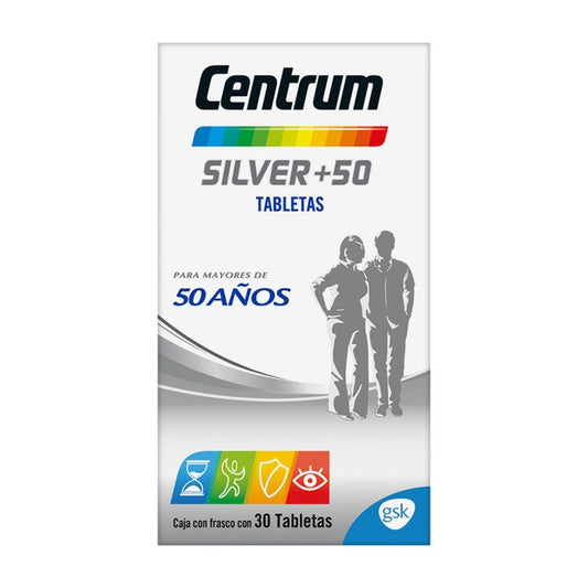 CENTRUM SILVER+50 c/30 TABLETAS.