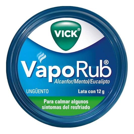 VICK VapoRub UNGÜENTO Lata c/12 G. 5.26/2.82/1.33 G.