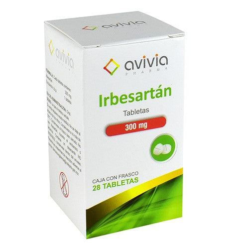 IRBESARTÁN (Avivia) c/28 TABS. 300 MG.