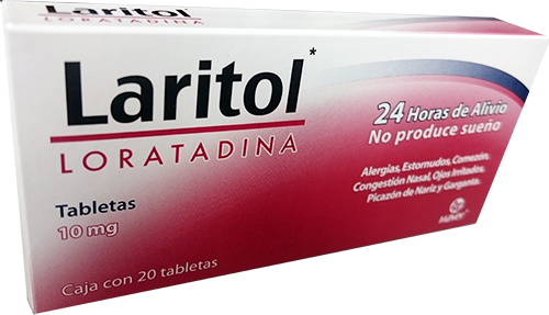 LARITOL c/10 TABS. 10 MG.