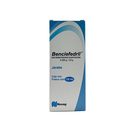 BENCIEFEDRIL JARABE Fco. 120 ML. 0.200-2.0 G/100 ML.