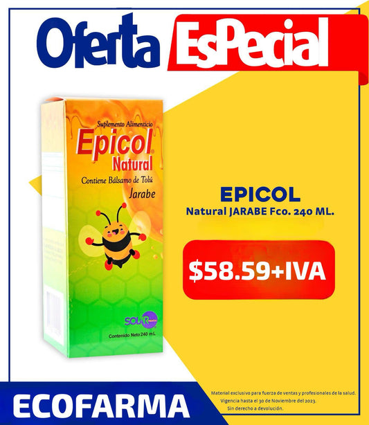 EPICOL Natural JARABE Fco. 240 ML.