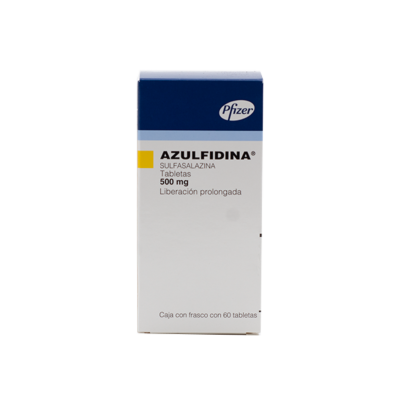 AZULFIDINA c/60 TABS. L.P. 500 MG.