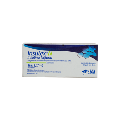 INSULEX R Sol. Iny. c/1 FCO. AMP. 10 ML. 100 UI/1 ML.