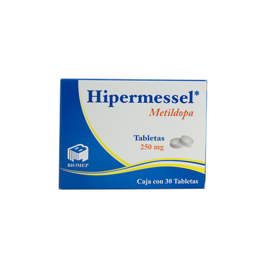 HIPERMESSEL c/30 TABS. 250 MG.