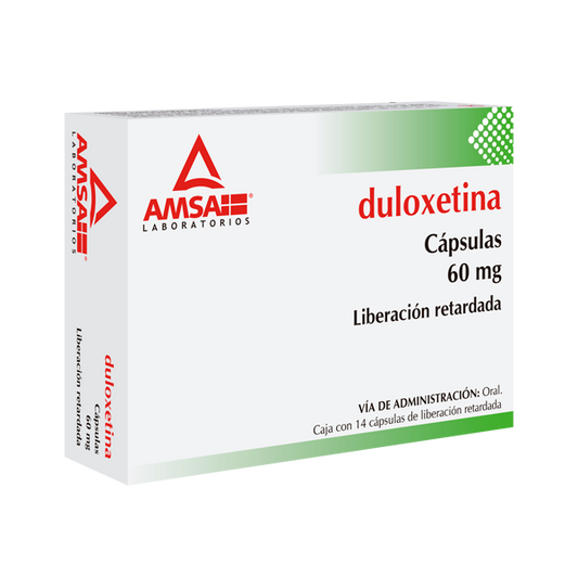 DULOXETINA (Amsa) c/14 CAPS. L.R. 60 MG.