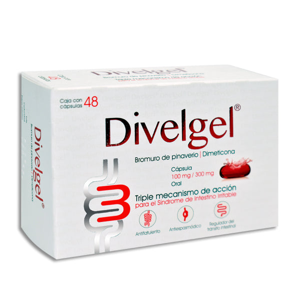 DIVELGEL c/48 CAPS. 100/300 MG.