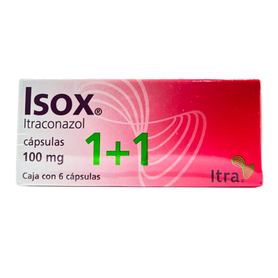 ISOX c/6 CAPS. 100 MG. (Oferta 1+1).