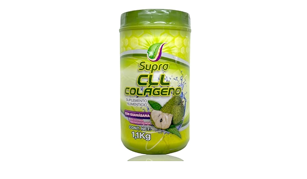 SUPRA CLL COLÁGENO Polvo c/GUANABANA Bote c/1.1 KG.