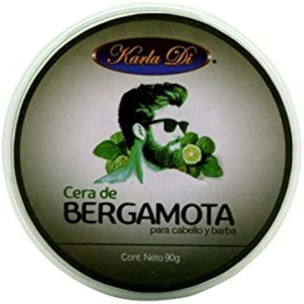 CERA de BERGAMOTA p/CABELLO y BARBA (Karla Di) Tarro c/90 G.