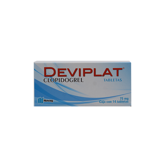 DEVIPLAT c/14 TABS. 75 MG.