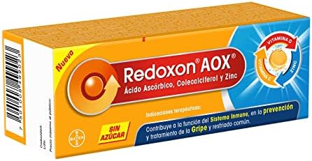 REDOXON AOX c/10 TABS. EFERVS. Sabor Naranja 1000 MG/400 UI/10 MG.