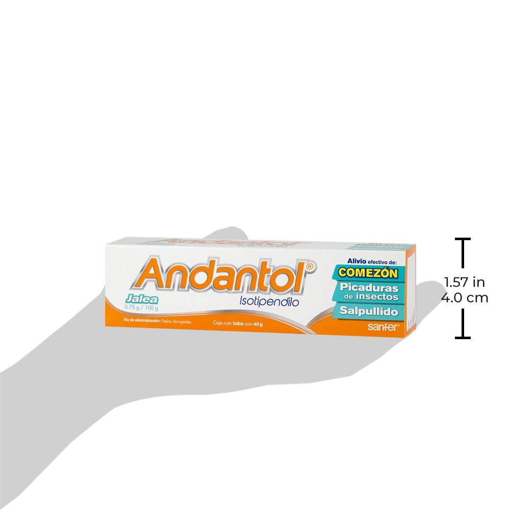 ANDANTOL JALEA TÓPICA Tubo c/40 G. 0.75 G/100 G.