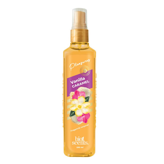 PLEASURE VANILLA CARAMEL Fragancia Corporal Fco. c/250 ML.